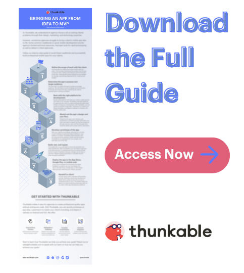 Infographic on no code mobile app building.