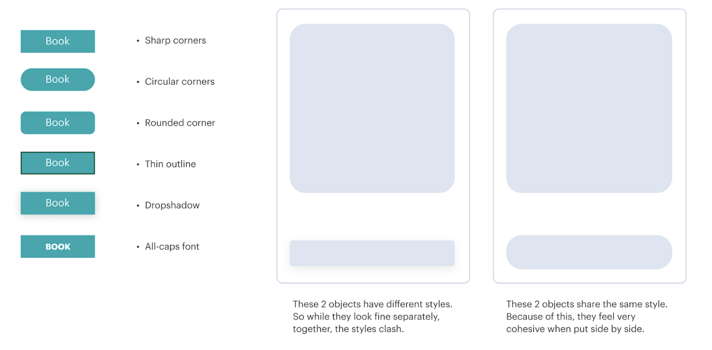 design example of buttons screenshot thunkable no code app builder app creator