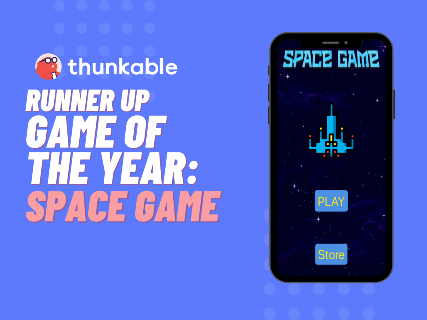 thunkable game of the year space game illustration