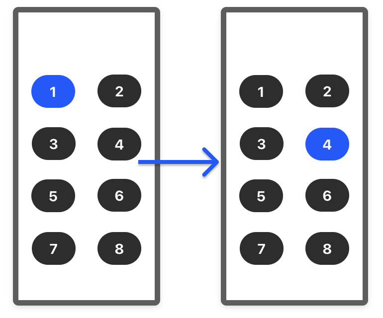 radio button logic thunkable illustration no code app builder app creator