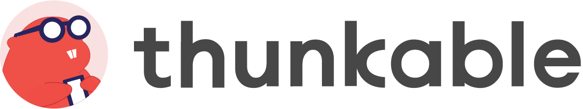Thunkable grey logo.