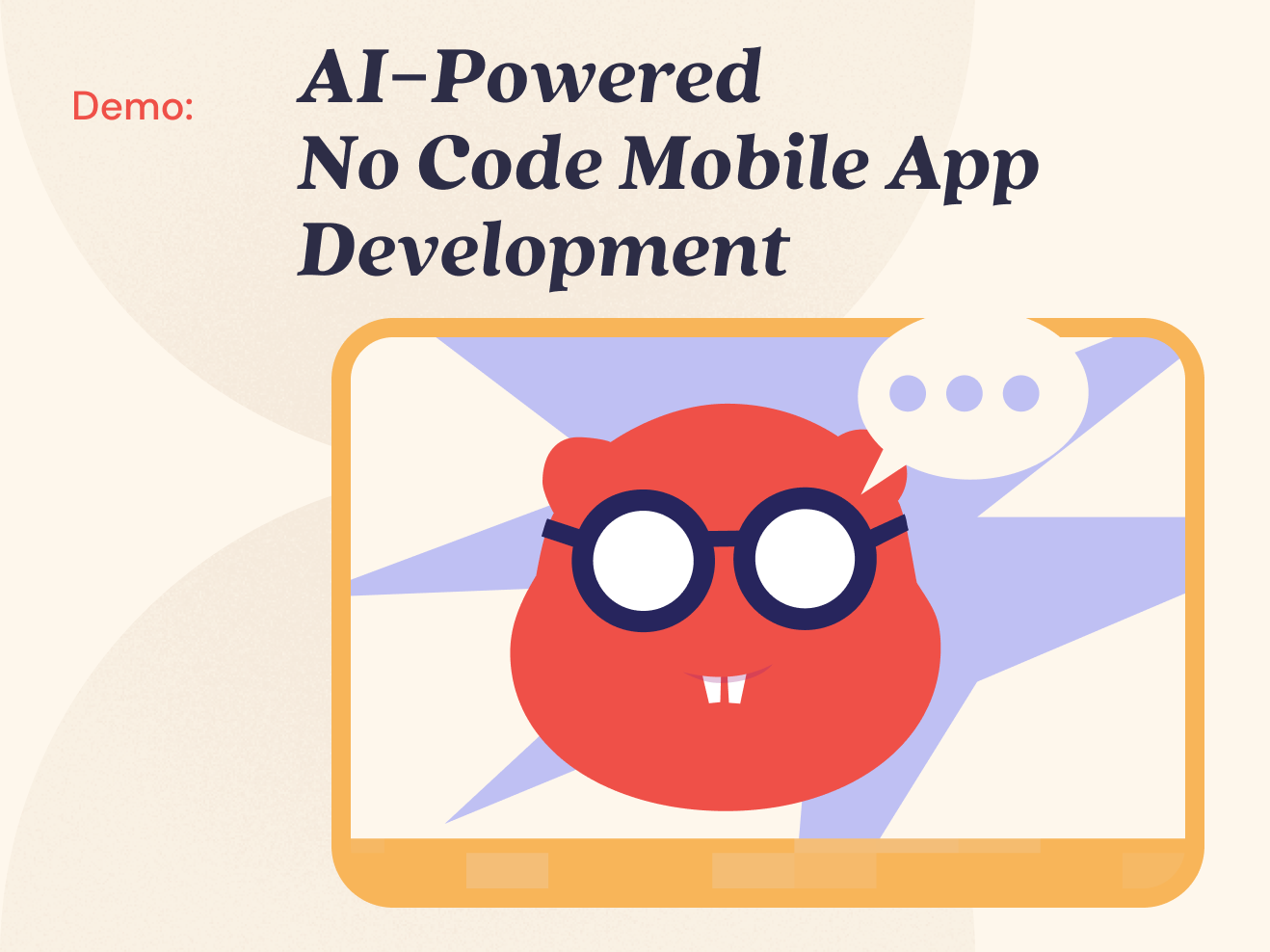 Demo: AI-Powered No Code Mobile App Development